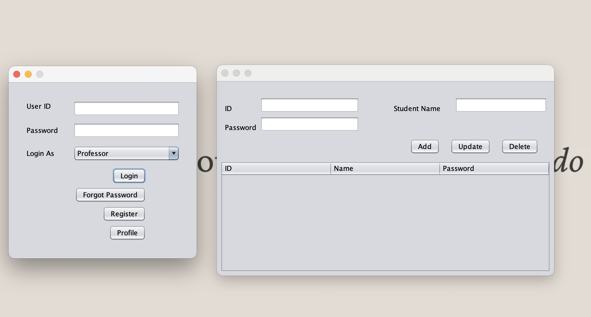 University Management System